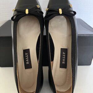 Bally leather wedge shoes.